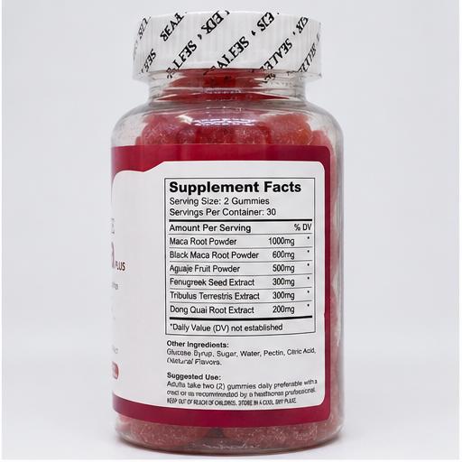 Curve Maca Plus 3000mg Gummies for Women – Hip & Butt Enhancement Supplement with Maca Root, Black Maca, Aguaje, Fenugreek, Tribulus & Dong Quai Extract – 60 Veggie Gummies with 3000mg formula.