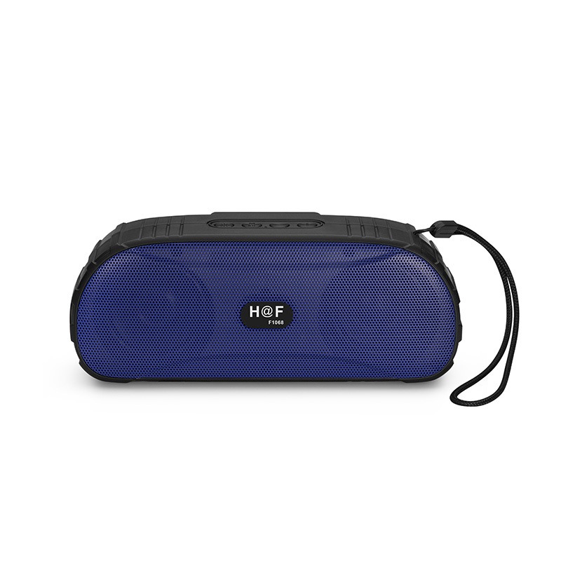 HF-F1068 Portable Bluetooth Speaker with FM Radio – 5W Outdoor Mini Speaker with Built-in Flashlight & 1200mAh Battery