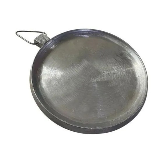 Heavy-Duty Non-Stick Chapati Pan + Free Wooden Rolling Pin, Crafted from Premium 2.6mm thick, Durable Alumminium, PFOA-free Nonstick Coating Allowing food to Brown without Sticking