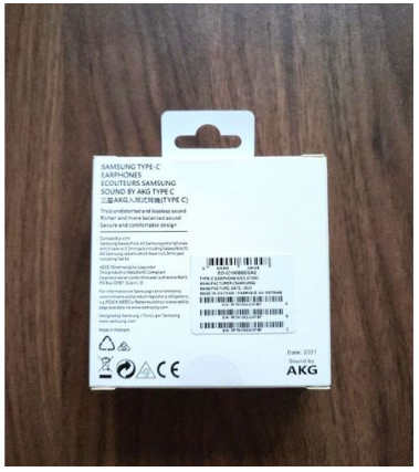 Samsung Galaxy AKG Wired Earbuds - Type-C Connector for all A series and Series
