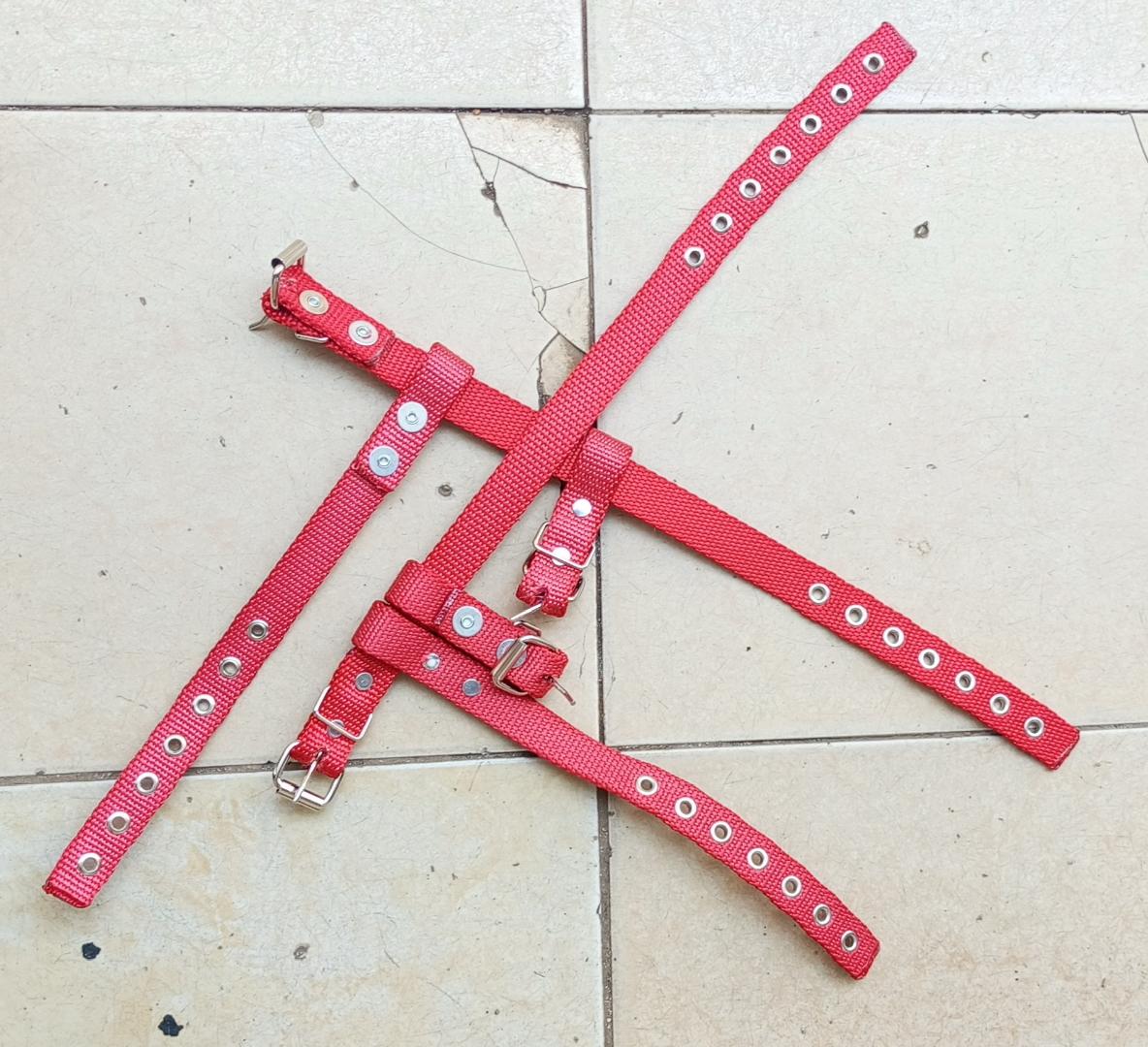 Climber straps (or climber pads) secure concrete or wood pole climbing irons tightly to your calves