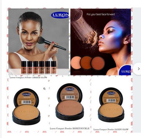 Luron Long Wear Pressed Compact Face Powder With Sunscreen face ponds