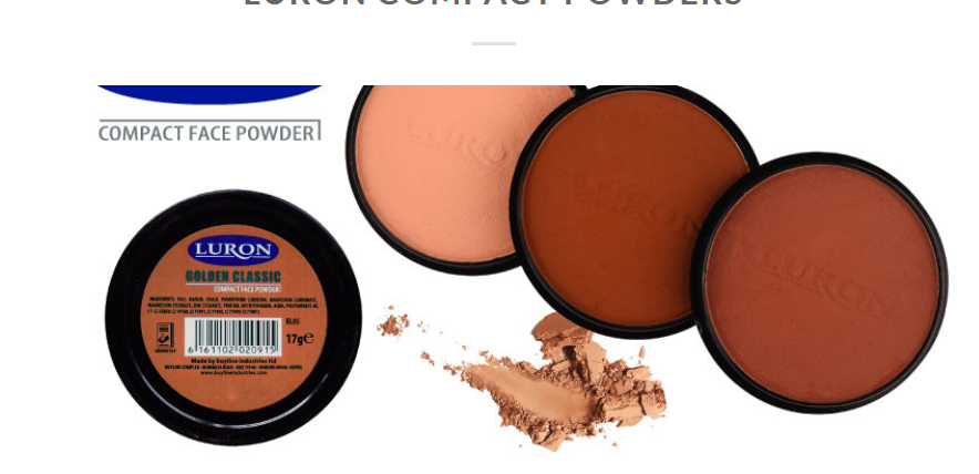 Luron Long Wear Pressed Compact Face Powder With Sunscreen face ponds