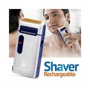 Yandou Rechargeable Electric Shaver - White, 0.35 kg, Titanium Foil, Wet/Dry Use