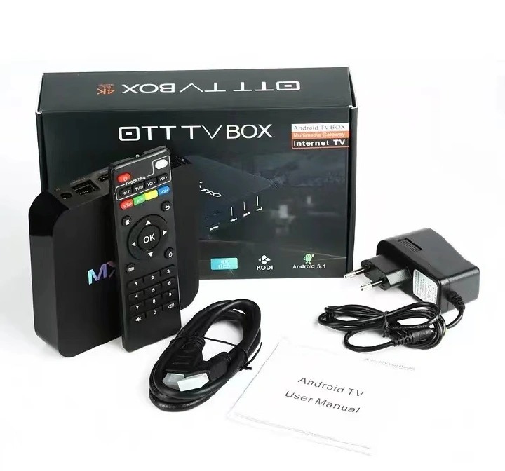 K22 MXQpro RK3229 8G Android 10.1 Smart TV Box 4K Youtube Media Player TV BOX Android 7.1 Remote Control TV Set Top Box