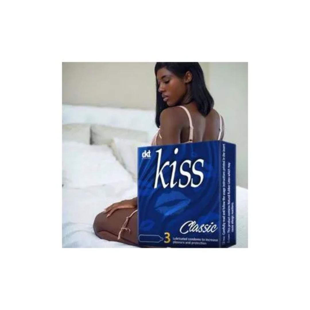 Kiss Lubricated Classic Condoms
2pack