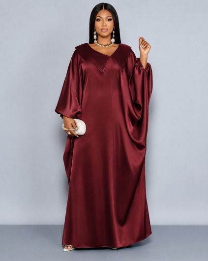 Women Long Sleeve Elegant Kaftan Dera Free Size Luxury Maxi Dress Classy Modest Fashion Outfit Comfortable Flowing Gown Rich Elegant Look for Parties Events and Daily Wear