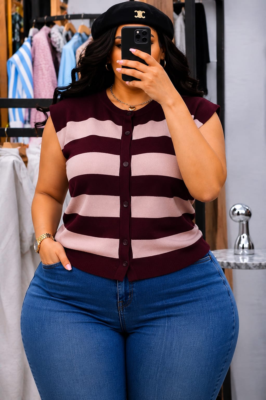 Women’s Sleeveless Turkey Quality Sweater Top Premium Knit Vest Soft Warm Casual Fashion Pullover Elegant Layering Top for Office Daily Wear Size M-2XL