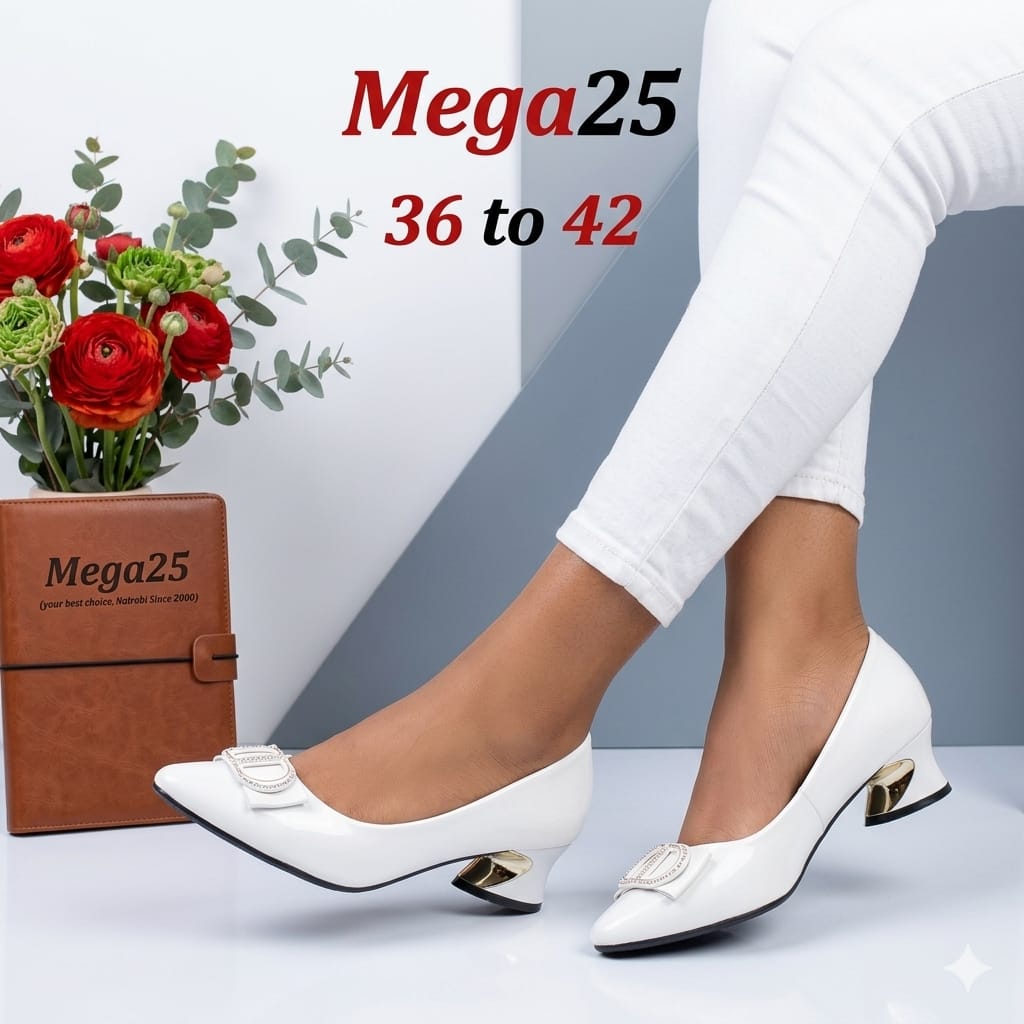 Women’s PU Leather Closed Block Heels Elegant Comfortable Office Shoes Fashion Pumps Durable Formal Party Wedding Church Footwear Stylish Ladies Block Heel Shoes Sizes 37-42