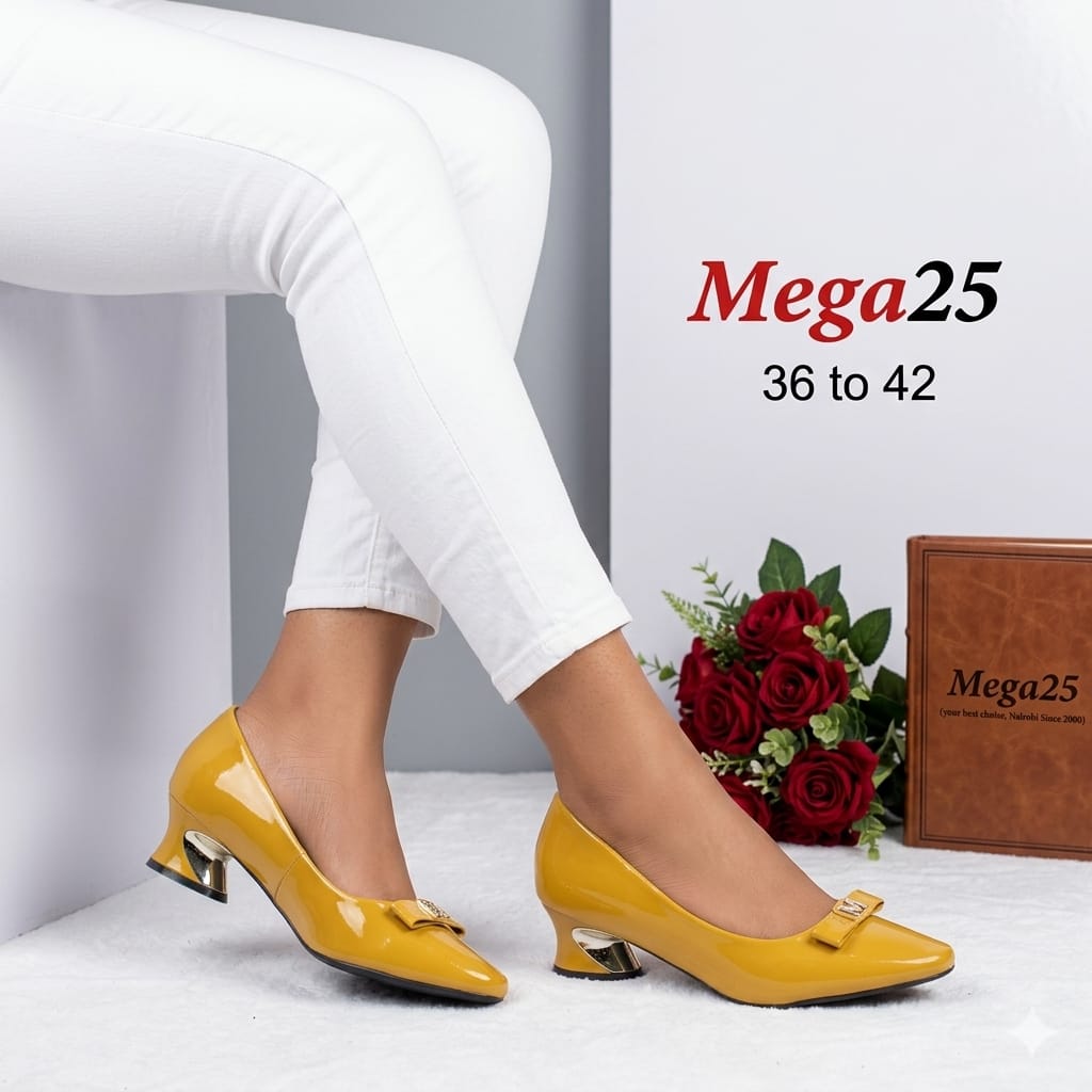 Women’s PU Leather Closed Block Heels Elegant Comfortable Office Shoes Fashion Pumps Durable Formal Party Wedding Church Footwear Stylish Ladies Block Heel Shoes Sizes 37-42