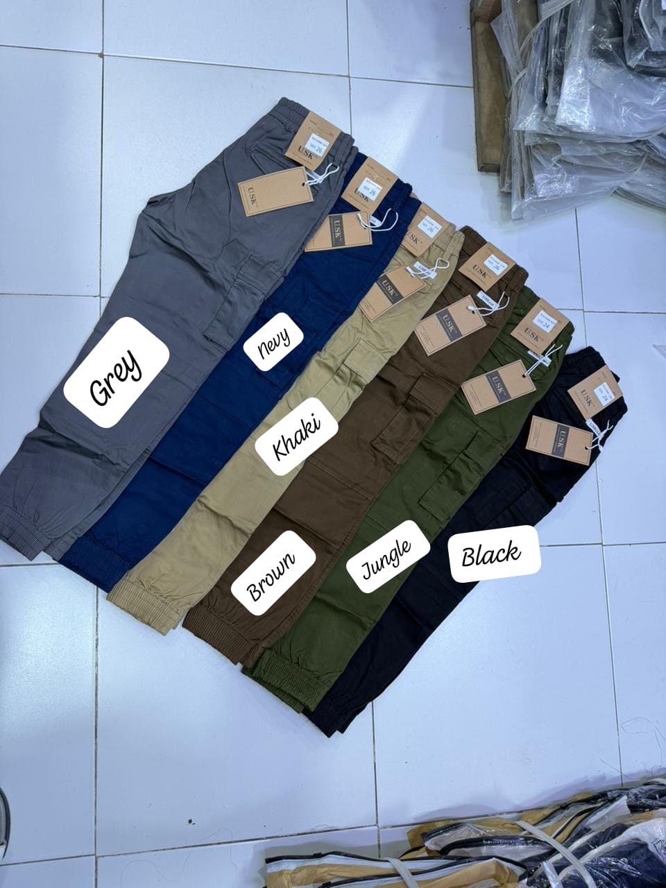 Kids Boys Good Quality Cargo Pants size 22-30 Comfortable Multi Pocket Trousers Durable Casual Fashion Pants Stylish Outdoor School Playwear for Active Children