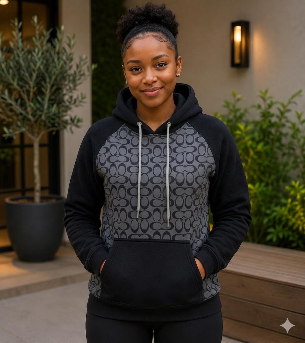 Women’s Warm Hoodie Premium Quality Fleece Sweatshirt Comfortable Long Sleeve Hooded Pullover Casual Winter Top Soft Durable Fashion Hoodie for Travel Outdoor Wear Sizes XL 2XL 3XL 4XL