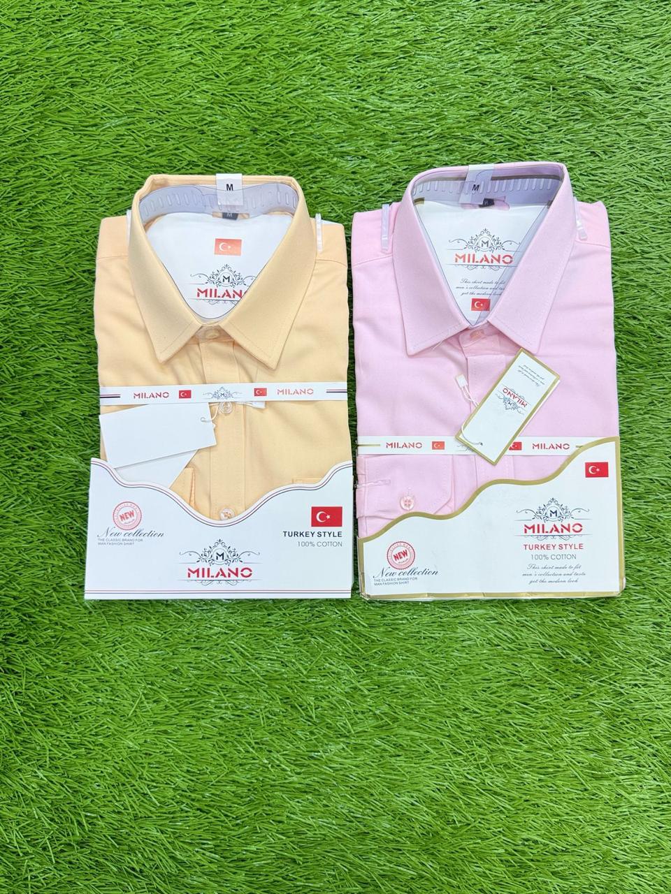 2 Pack Men’s Official Long Sleeve Shirts Formal Business Office Wear Comfortable Button-Up Dress Shirts Smart Professional Work Shirts Durable Fabric Available in Sizes M to 3XL