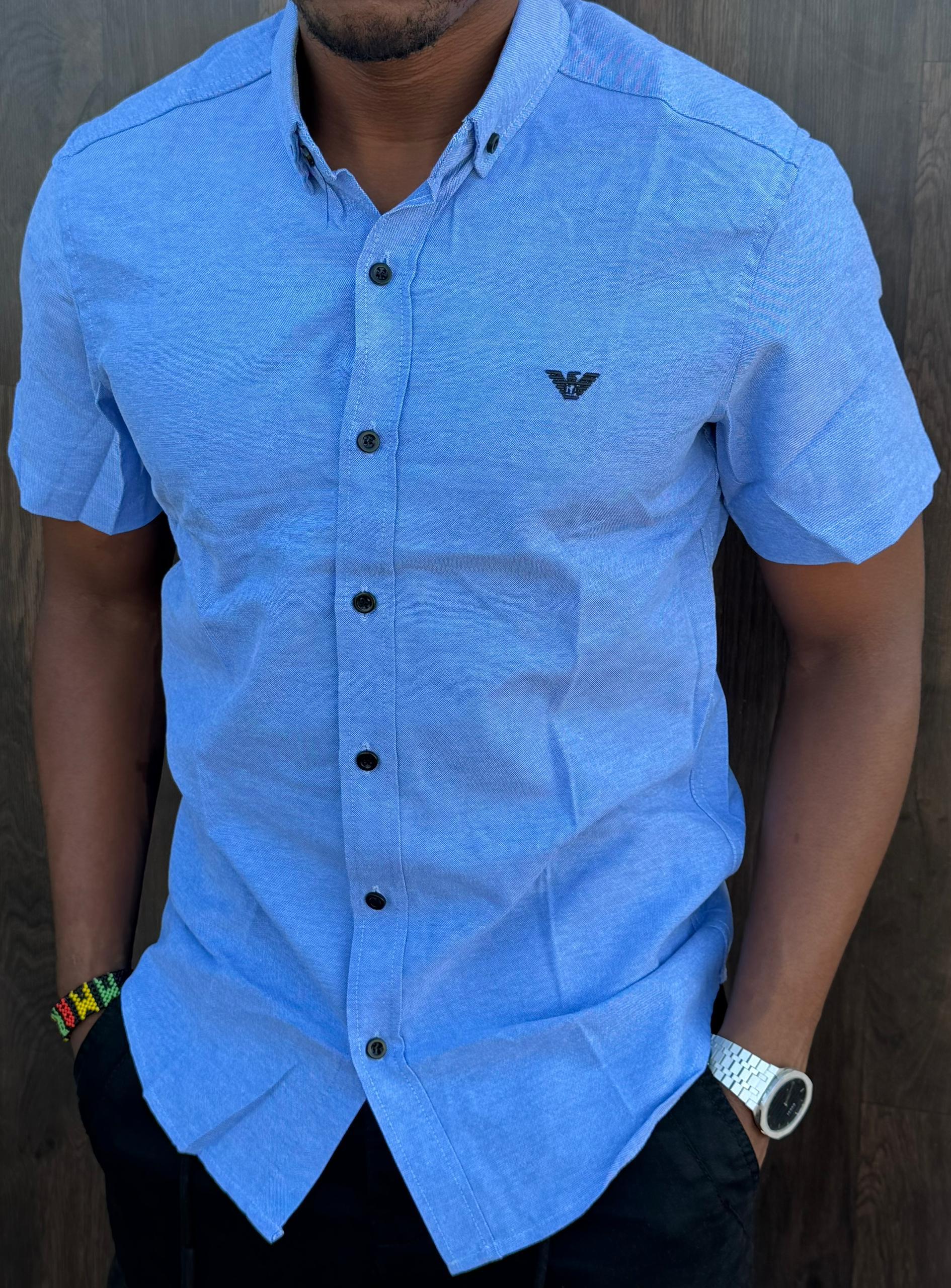 Men’s Short Sleeve Casual Shirt Comfortable Breathable Fashion Button-Up Shirt Smart Casual Summer Wear Lightweight Everyday Office Travel Outfit Available in Sizes M to 3XL