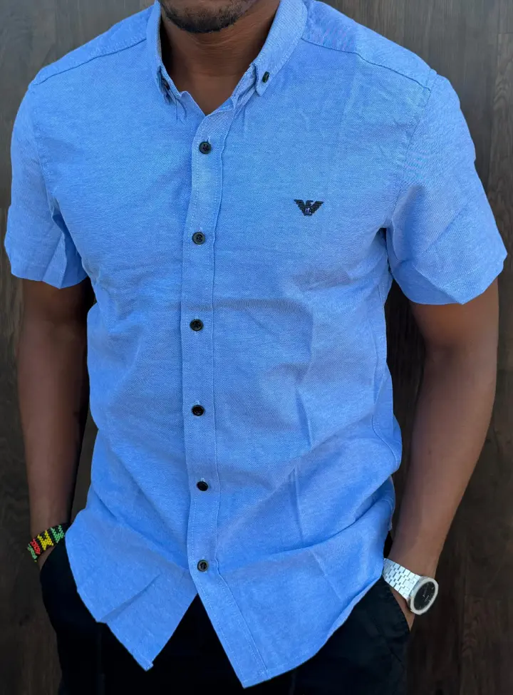 Men’s Short Sleeve Casual Shirt Comfortable Breathable Fashion Button-Up Shirt Smart Casual Summer Wear Lightweight Everyday Office Travel Outfit Available in Sizes M to 3XL
