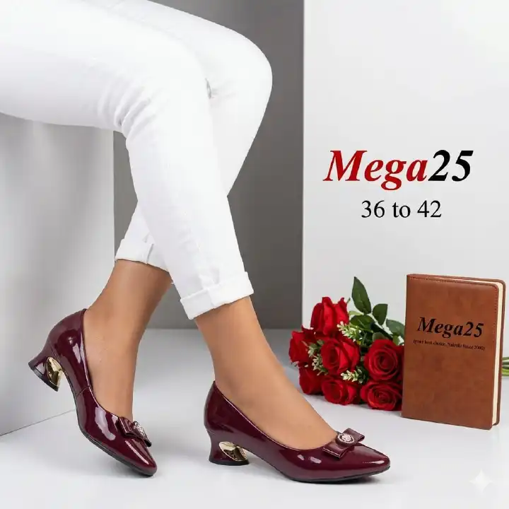 Women’s PU Leather Closed Block Heels Elegant Comfortable Office Shoes Fashion Pumps Durable Formal Party Wedding Church Footwear Stylish Ladies Block Heel Shoes Sizes 37-42
