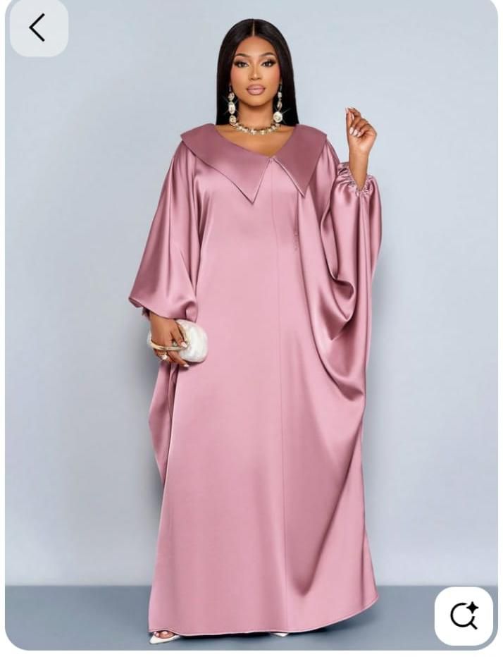 Women Long Sleeve Elegant Kaftan Dera Free Size Luxury Maxi Dress Classy Modest Fashion Outfit Comfortable Flowing Gown Rich Elegant Look for Parties Events and Daily Wear