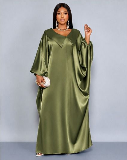 Women Long Sleeve Elegant Kaftan Dera Free Size Luxury Maxi Dress Classy Modest Fashion Outfit Comfortable Flowing Gown Rich Elegant Look for Parties Events and Daily Wear