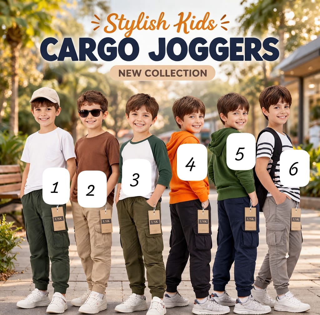 Kids Boys Good Quality Cargo Pants size 22-30 Comfortable Multi Pocket Trousers Durable Casual Fashion Pants Stylish Outdoor School Playwear for Active Children