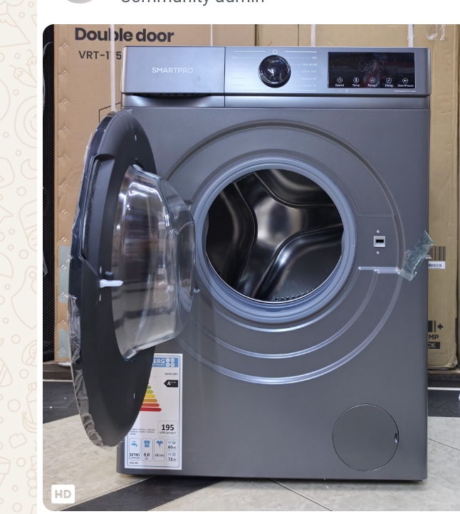 SMARTPRO FRONT LOAD WASHING MACHINE – POWERFUL CLEANING, ENERGY-SAVING PERFORMANCE, AND MULTIPLE WASH PROGRAMS FOR FRESH, SPOTLESS CLOTHES EVERY DAY