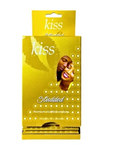 Kiss Studded condoms, a premium textured product designed for enhanced sensation and protection