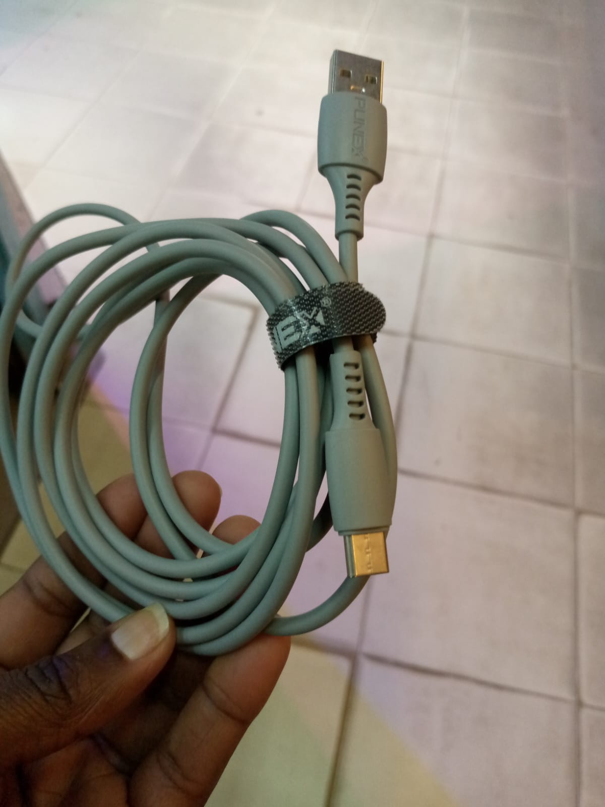*⚡2M PUNEX TYPE-C SUPER FAST CHARGING DATA CABLE ⚡*  *2M LENGTH. 3.1A POWER. CHARGE & SYNC FASTER!!!* *✨ BUILT FOR SPEED + DURABILITY ✨*  STOP WAITING FOREVER FOR YOUR PHONE TO CHARGE. THE *PUNEX T