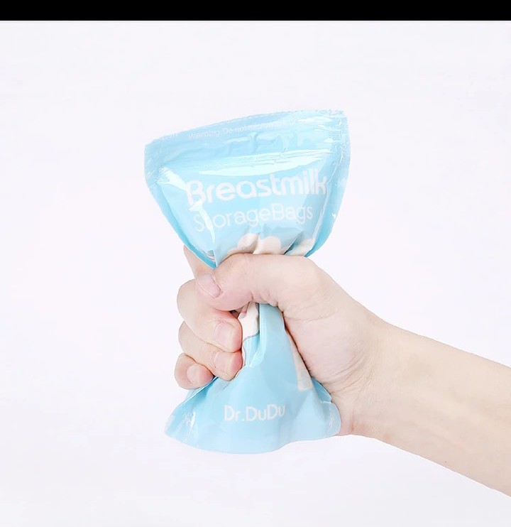 Dr. Dudu Breast Milk Storage Bags - Leak-Proof, BPA-Free, Pre-Sterilized, 150-250ml Capacity