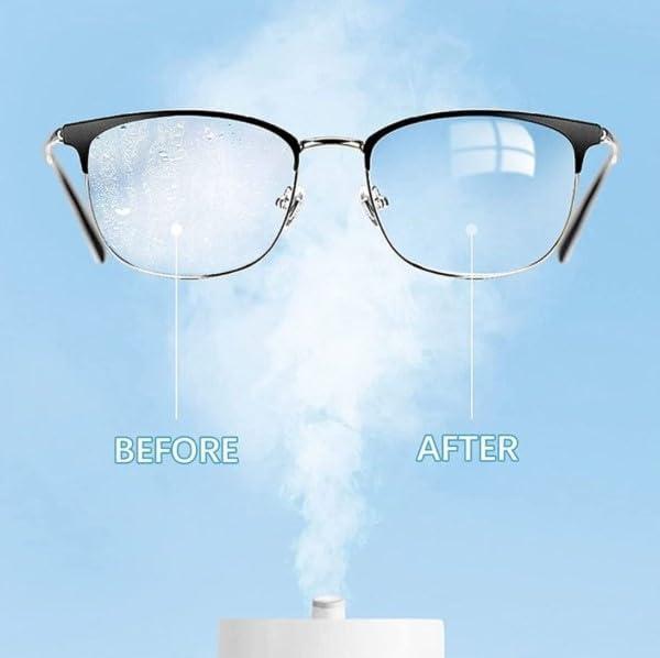 Anti-Fog Wipes for Glasses – Eye Glasses Cleaner Wipes, 100 Pack, Individually Wrapped, Pre-Moistened, Quick-Dry, Scratch-Free for Goggles, Camera, Watch, Lens, Laptop, Phone Screens + Lens Cleaner  L