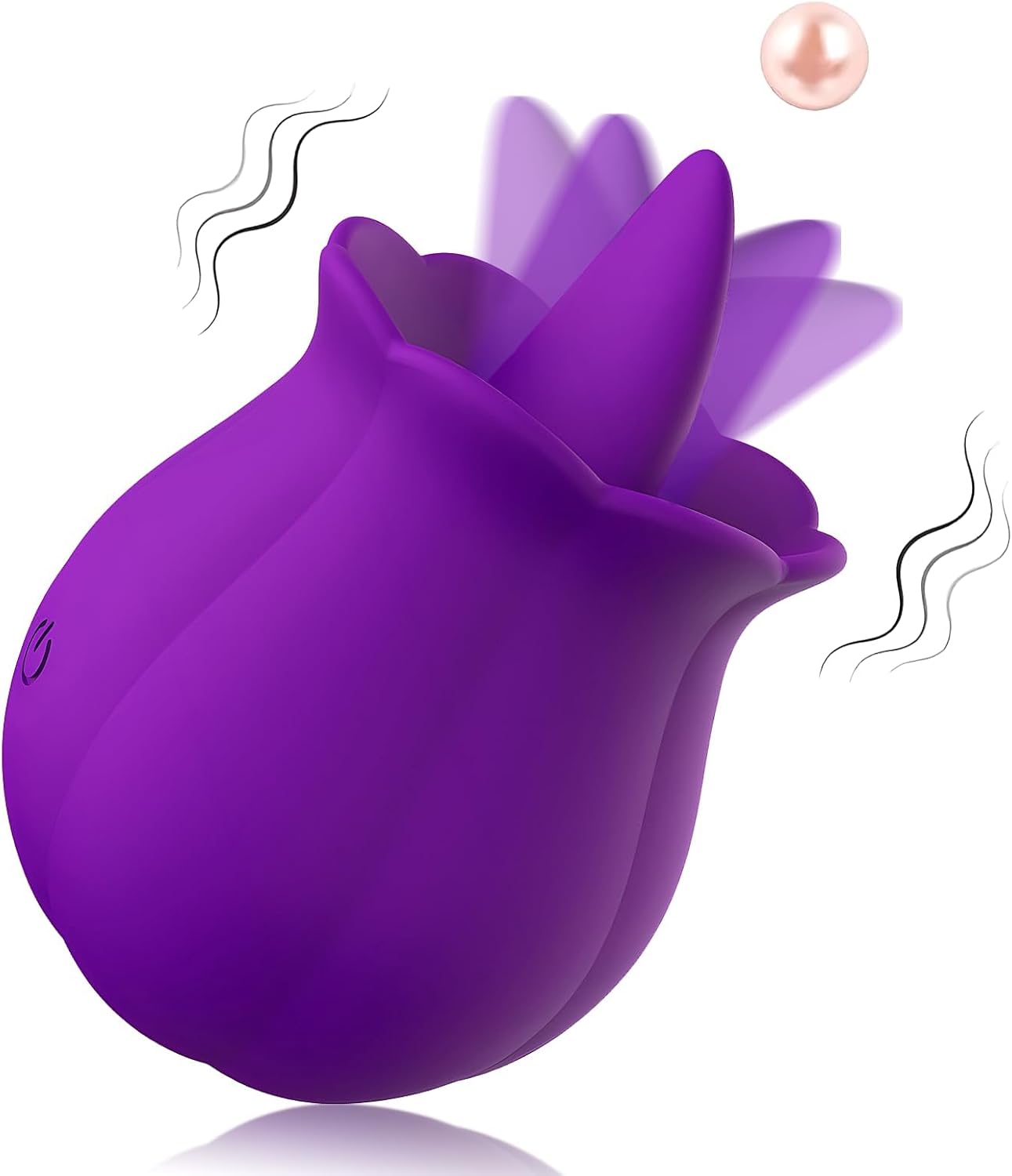 Tongue Clitoral Rose Vibrator, Adult Toys Vibration Stimulator for Women | Licking Rose Adult Toy | 10 Speed Vibrating, for Couples view 6
