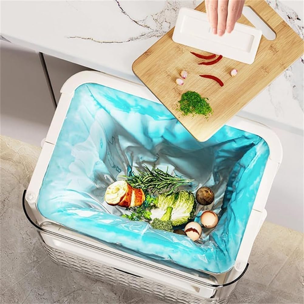 Premium Acrylic Dustbin for Home & Office – Transparent Modern Waste Bin with Durable Lightweight Construction, Stylish Trash Can for Bedroom, Bathroom, Kitchen, Living Room & Workspace