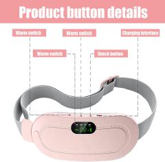 Heating Pad for Period Cramps, Three-Speed Adjustment, Portable Cordless Rechargeable Heating Pad for Menstrual Pain Relief Electric Heat Belt, gifts for Her Women Girl Wife
