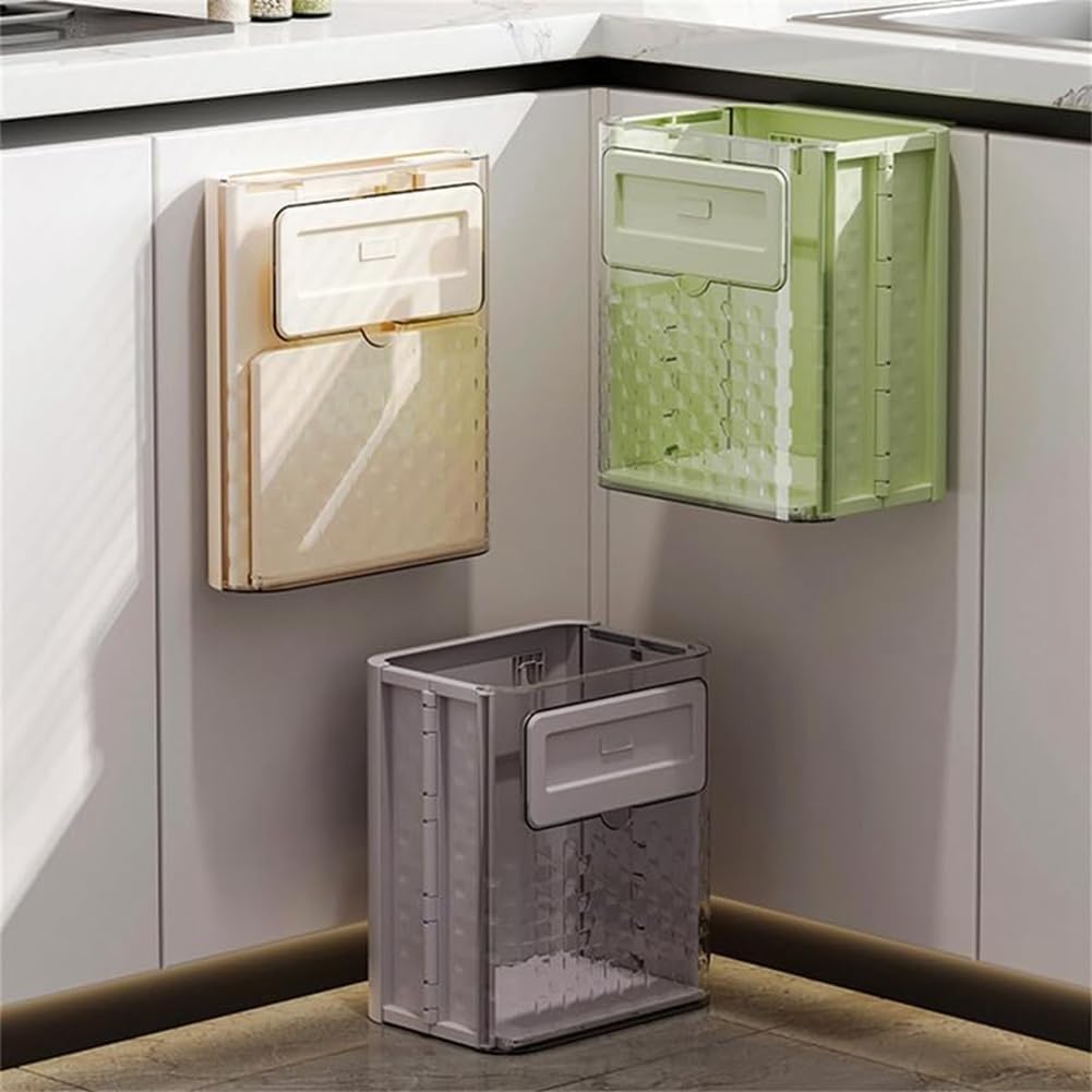 Premium Acrylic Dustbin for Home & Office – Transparent Modern Waste Bin with Durable Lightweight Construction, Stylish Trash Can for Bedroom, Bathroom, Kitchen, Living Room & Workspace