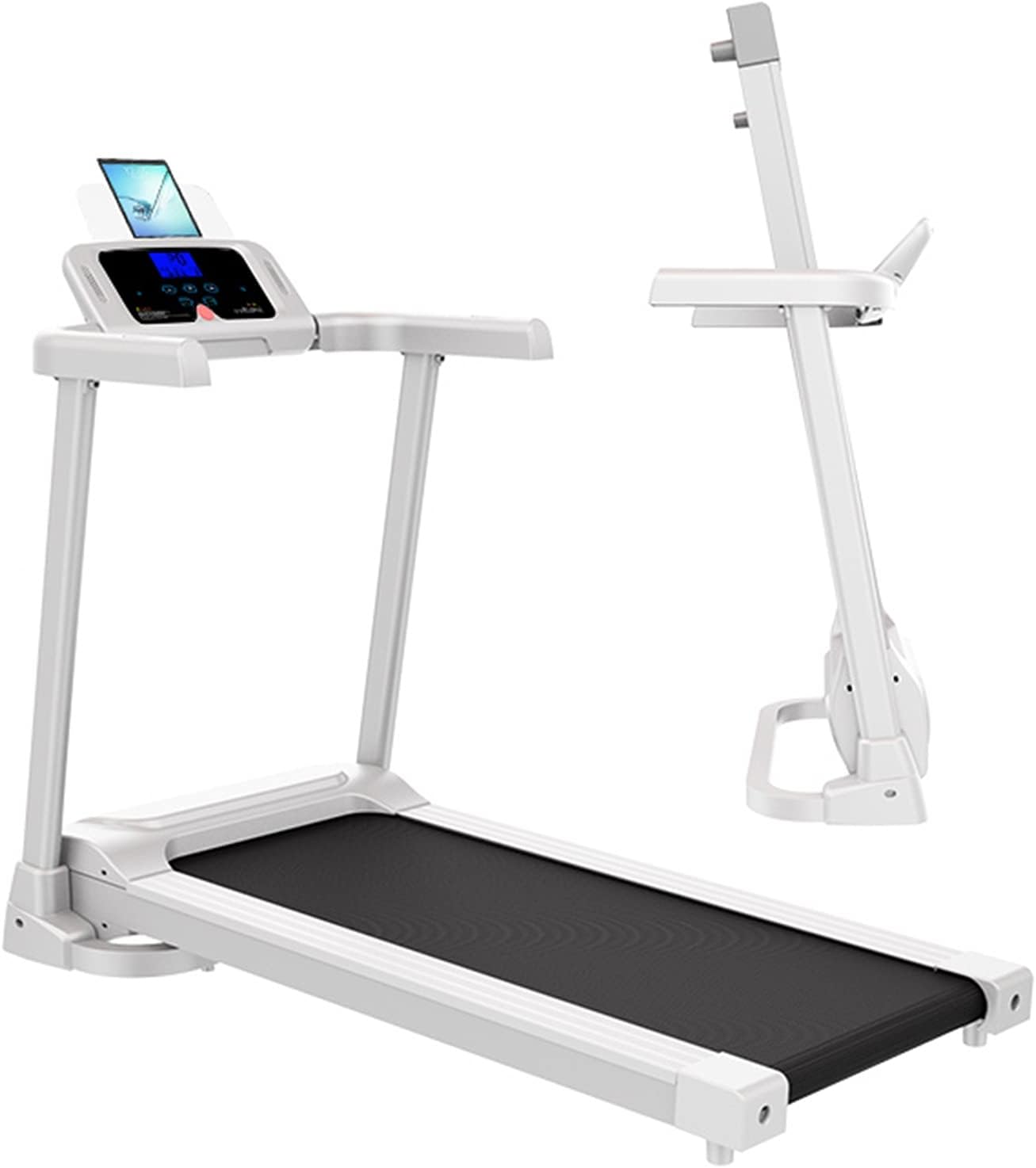 New Foldable Walking Pad / Treadmill With Bluetooth connectivity, manual incline option, and safety hand bars