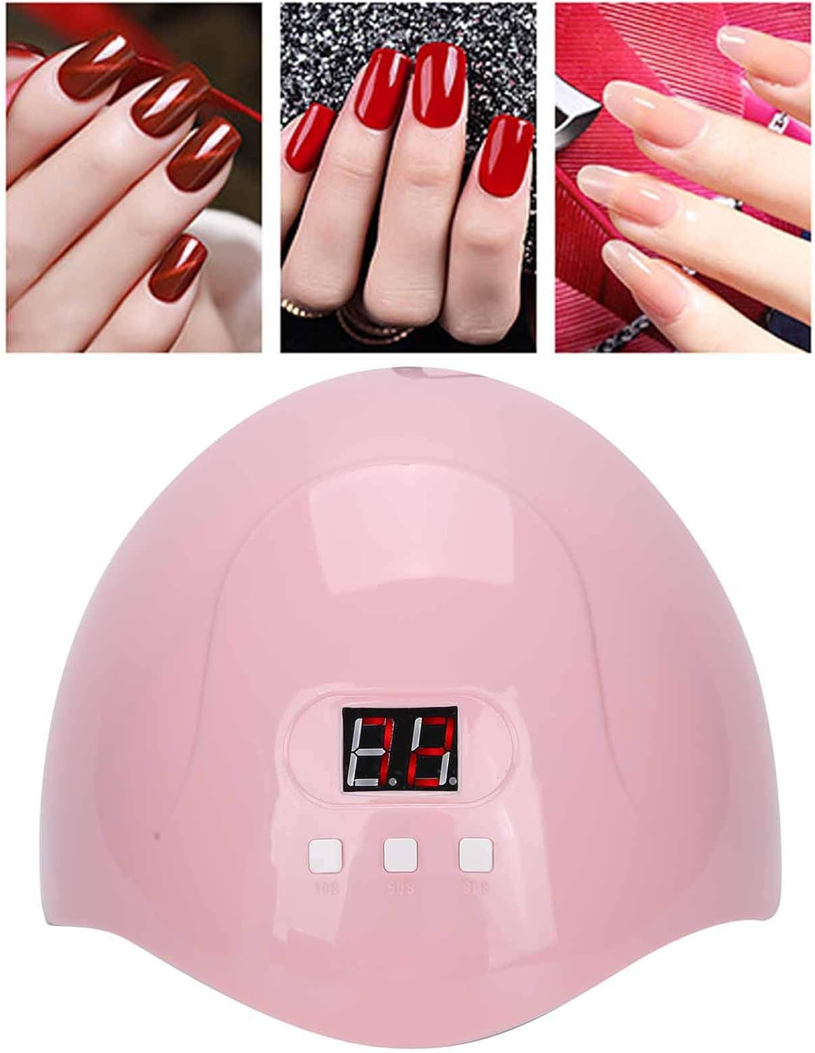 UV Nail Lamp, LED Nail Lamp Nail Dryer for Gel Polish 54W LED UV Nail Art Curing Light Manicure Light Nail Gel Polish Dryer Curing Lamp for Gel Polish Nail Dryer Nail Art Tools