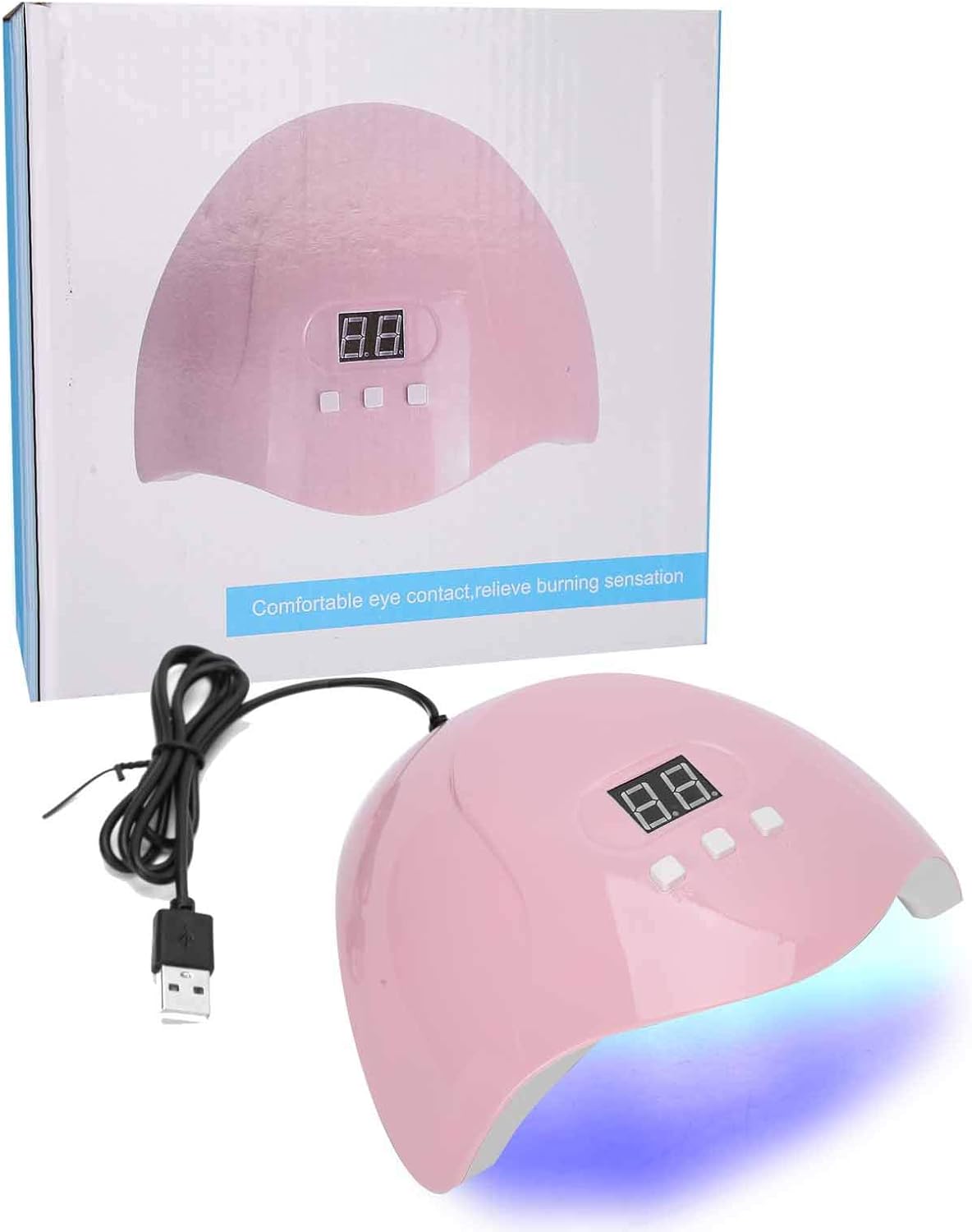 UV Nail Lamp, LED Nail Lamp Nail Dryer for Gel Polish 54W LED UV Nail Art Curing Light Manicure Light Nail Gel Polish Dryer Curing Lamp for Gel Polish Nail Dryer Nail Art Tools