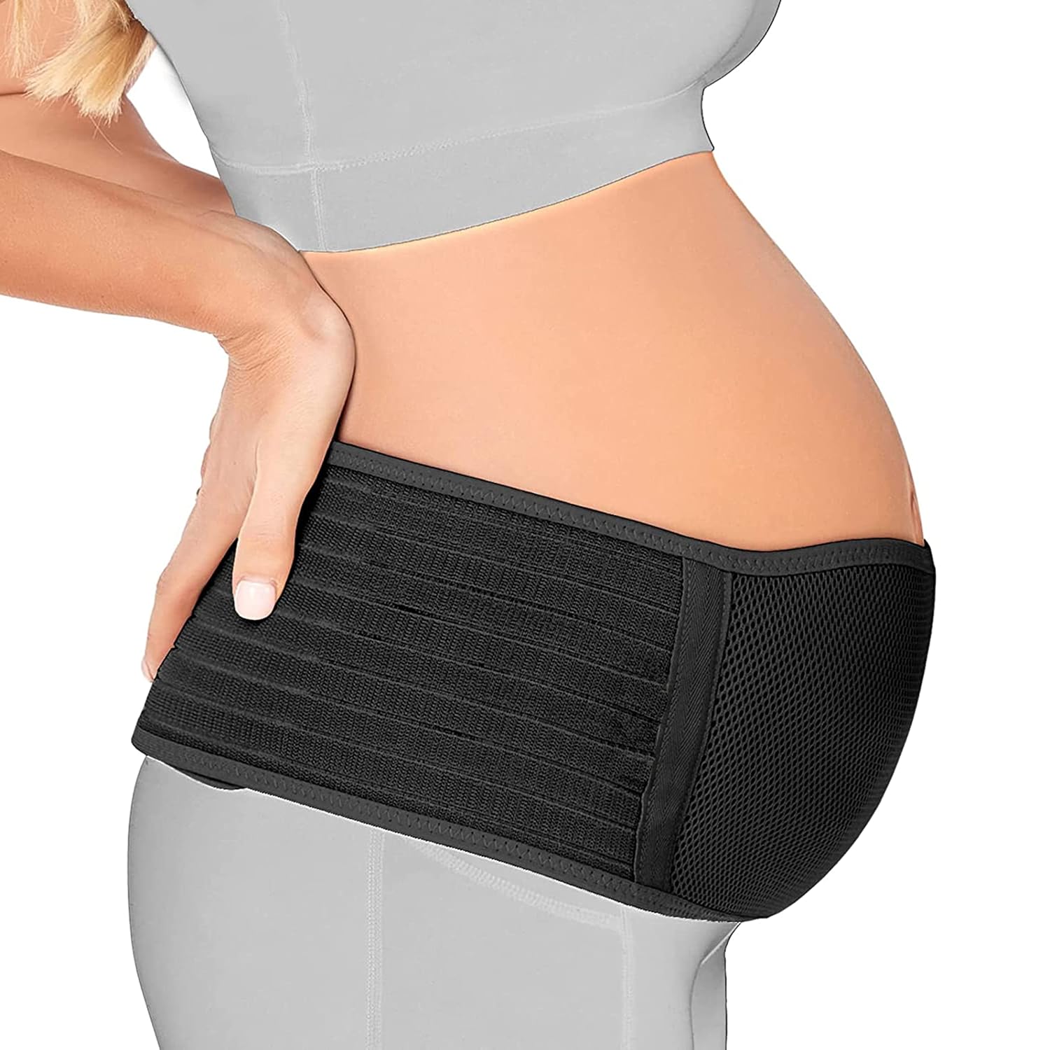 Maternity Belly Support Belt For Pregnancy (Black)