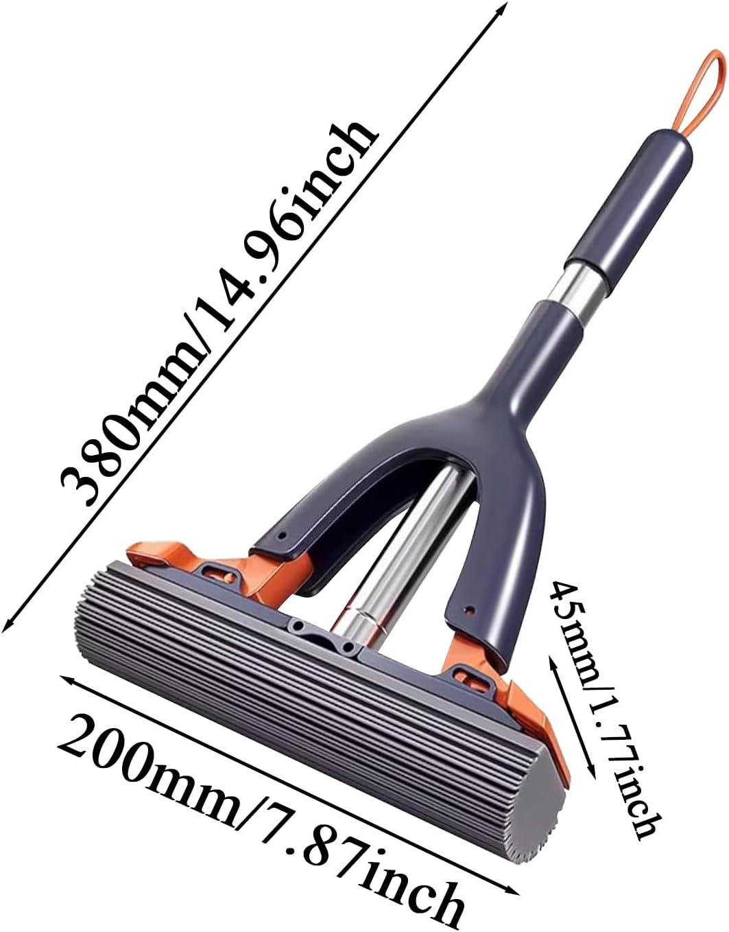 Mini Squeeze Mop Highly Absorbent, Floor Cleaning, Cleaning Tool | Desktop Cleaning Mini Mop Portable Mini Absorbent Window Cleaning Supplies for Bathroom, Floor, Hotel, Travel, Window, Tile,