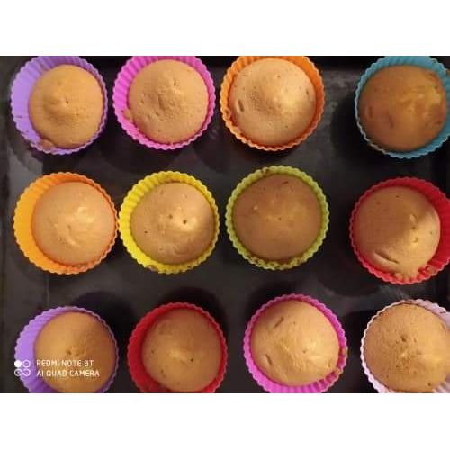 12-Hole Non-Stick Carbon Steel Cupcake & Muffin Baking Tin – Double Non-Stick Coating, Even Heat Distribution, BPA PTFE PFOA Free, 26.5 x 35.2cm