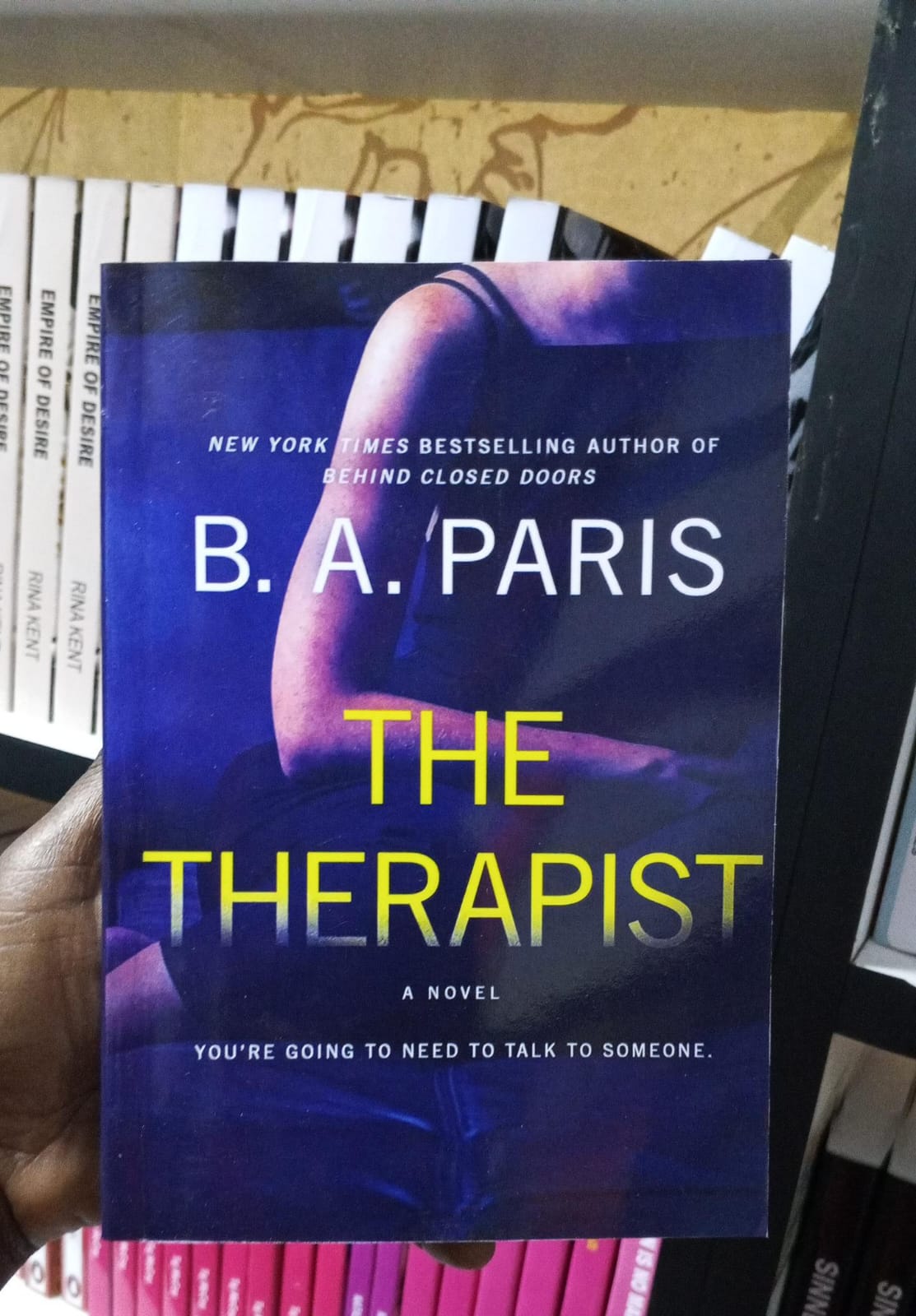 The Therapist by B. A. Paris – Psychological Thriller Novel, Domestic Suspense Mystery, Secret-Laden Neighborhood Story, Twisted Psychological Crime Fiction Paperback Book