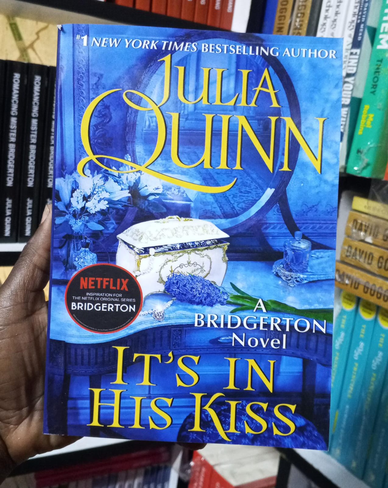 It’s in His Kiss by Julia Quinn – Bridgerton Book 7, Regency Romance Novel, Mysterious Hero Identity Love Story, Enemies-to-Lovers Historical Fiction Bestseller, High Society Courtship Drama Book