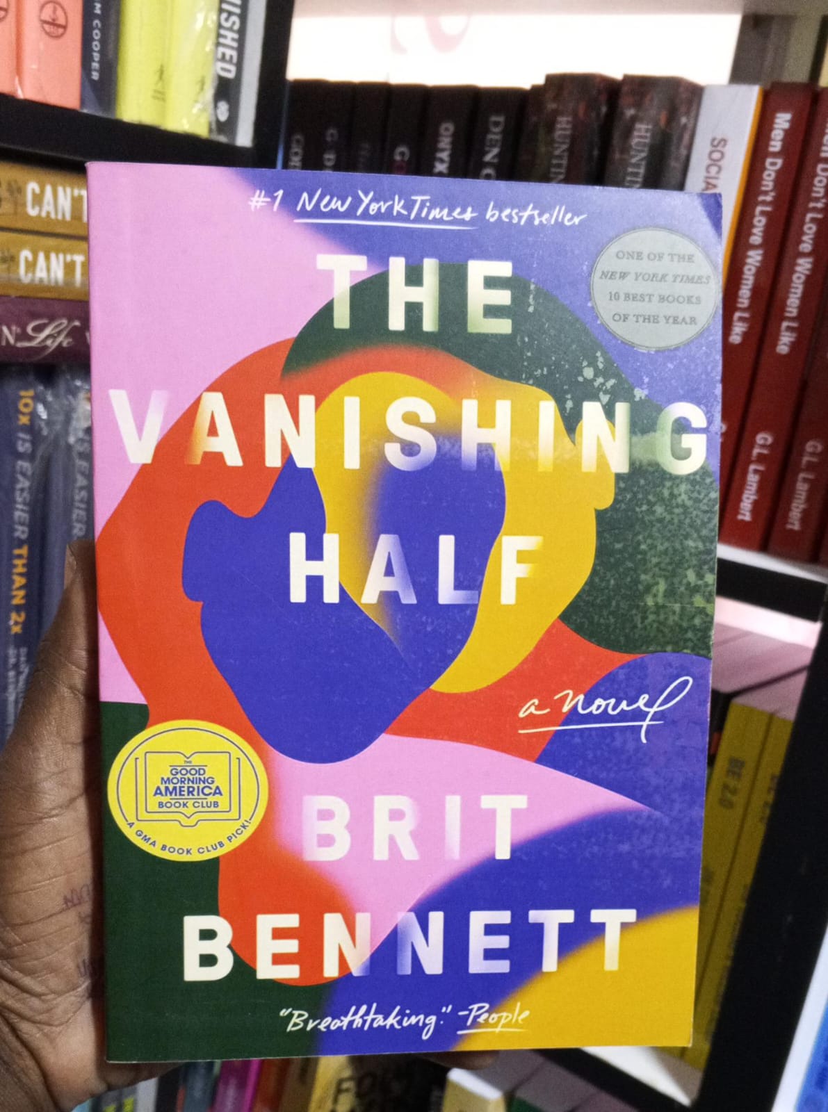 The Vanishing Half by Brit Bennett – Literary Fiction Novel, Family Saga, Racial Identity Story, Twin Sisters Drama, Multigenerational Contemporary Fiction Bestseller