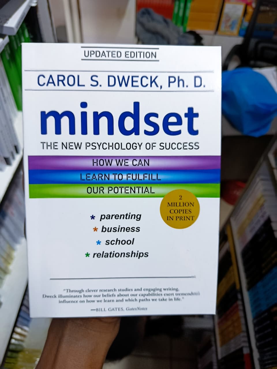 Mindset: The New Psychology of Success by Carol S. Dweck, Ph.D. – Bestselling Self-Help Psychology Book on Growth Mindset, Success Thinking, Motivation, Learning, Confidence, Education and Personal De