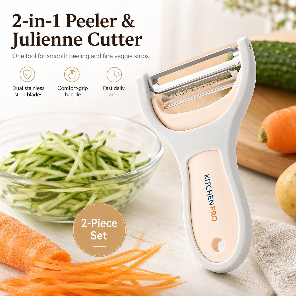 304 Stainless Steel Peeler With Corn Stripper, Household Kitchen Fruit Vegetable Peeling Knife, Potato Skin Remover Melon Peeler Wholesale，stainless steel peeler, corn stripper peeler, 304 steel veget