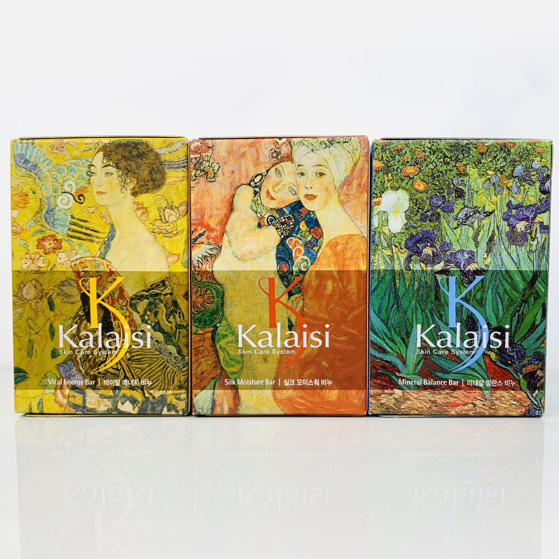 Korean Kalaisi Essential Oil Soap Famous Art Painting Design Face Body Bath Soap 100g Natural Handmade Bar Soap for Gentle Cleansing Korean Kalaisi Essential Oil Soap 100g Face Body Bath Soap Famous A