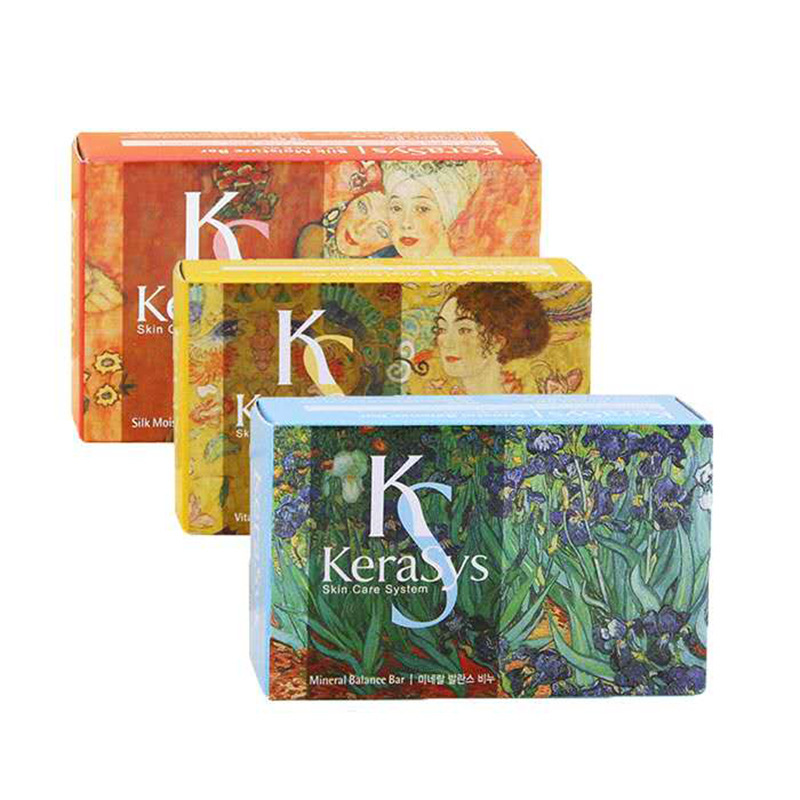 Korean Kalaisi Essential Oil Soap Famous Art Painting Design Face Body Bath Soap 100g Natural Handmade Bar Soap for Gentle Cleansing Korean Kalaisi Essential Oil Soap 100g Face Body Bath Soap Famous A