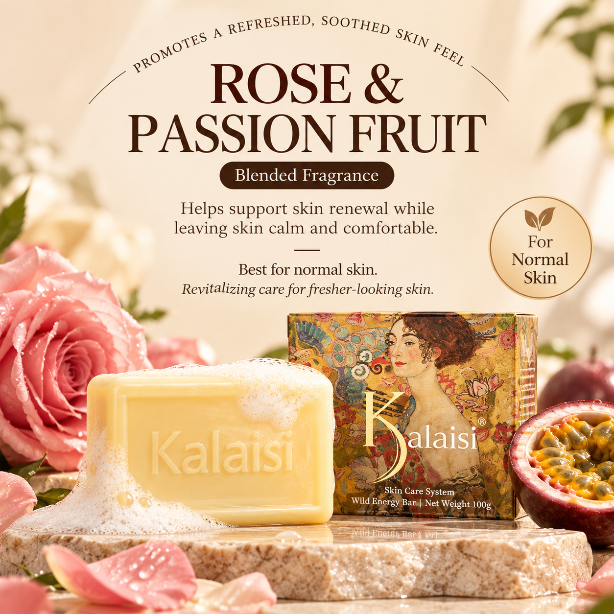 Korean Kalaisi Essential Oil Soap Famous Art Painting Design Face Body Bath Soap 100g Natural Handmade Bar Soap for Gentle Cleansing Korean Kalaisi Essential Oil Soap 100g Face Body Bath Soap Famous A