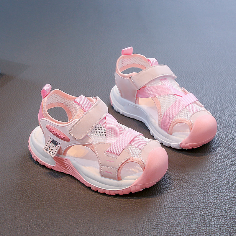 MGDHF Kids Sporty Closed-Toe Mesh Sandals.Keep your little ones comfortable and fully protected during summer playtime with these ultra-breathable, lightweight outdoor sandals built for active daily.