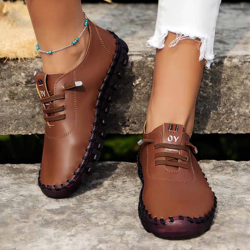 OY Cushioned Flexible Sole Casual Walking Shoes - Experience ultimate all-day comfort with these lightweight, highly flexible slip-on loafers perfect for daily walks.