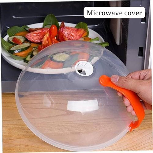 Transparent 26cm microwave  Covers, Microwave Oven/Refigerator food cover, Oil Cap Heated Sealed Plastic Cover Dish Dishes Dustproof Cover Food Cover