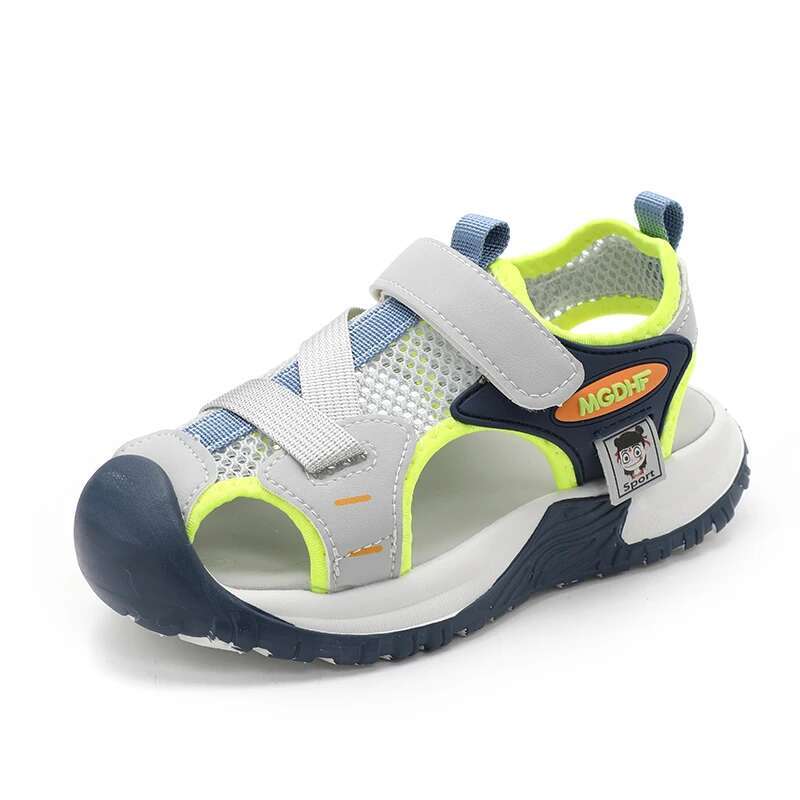 MGDHF Kids Sporty Closed-Toe Mesh Sandals.Keep your little ones comfortable and fully protected during summer playtime with these ultra-breathable, lightweight outdoor sandals built for active daily.